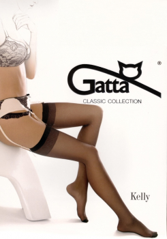 Gatta Kelly - 2 Paar Strapsstrümpfe - Transparent - 15 DEN