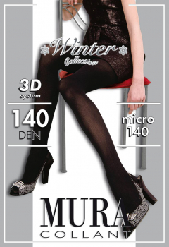 Mura Micro 140 -Strumpfhose 3D-  Blickdicht - 140 DEN