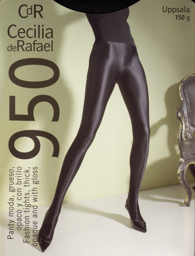 Cecilia de Rafael Uppsala glossy opaque tights