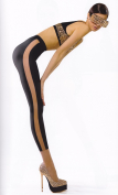 Fiore Melinda -Strumpfhose mit Leggings Imitations Musterung-40 DEN
