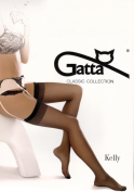 Gatta Kelly - 2 Pairs of Stockings - Transparent - 15 DEN
